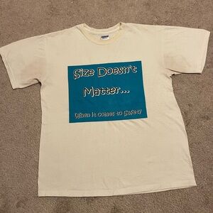 Novelty Silk Screened T-Shirt- Size: Medium
